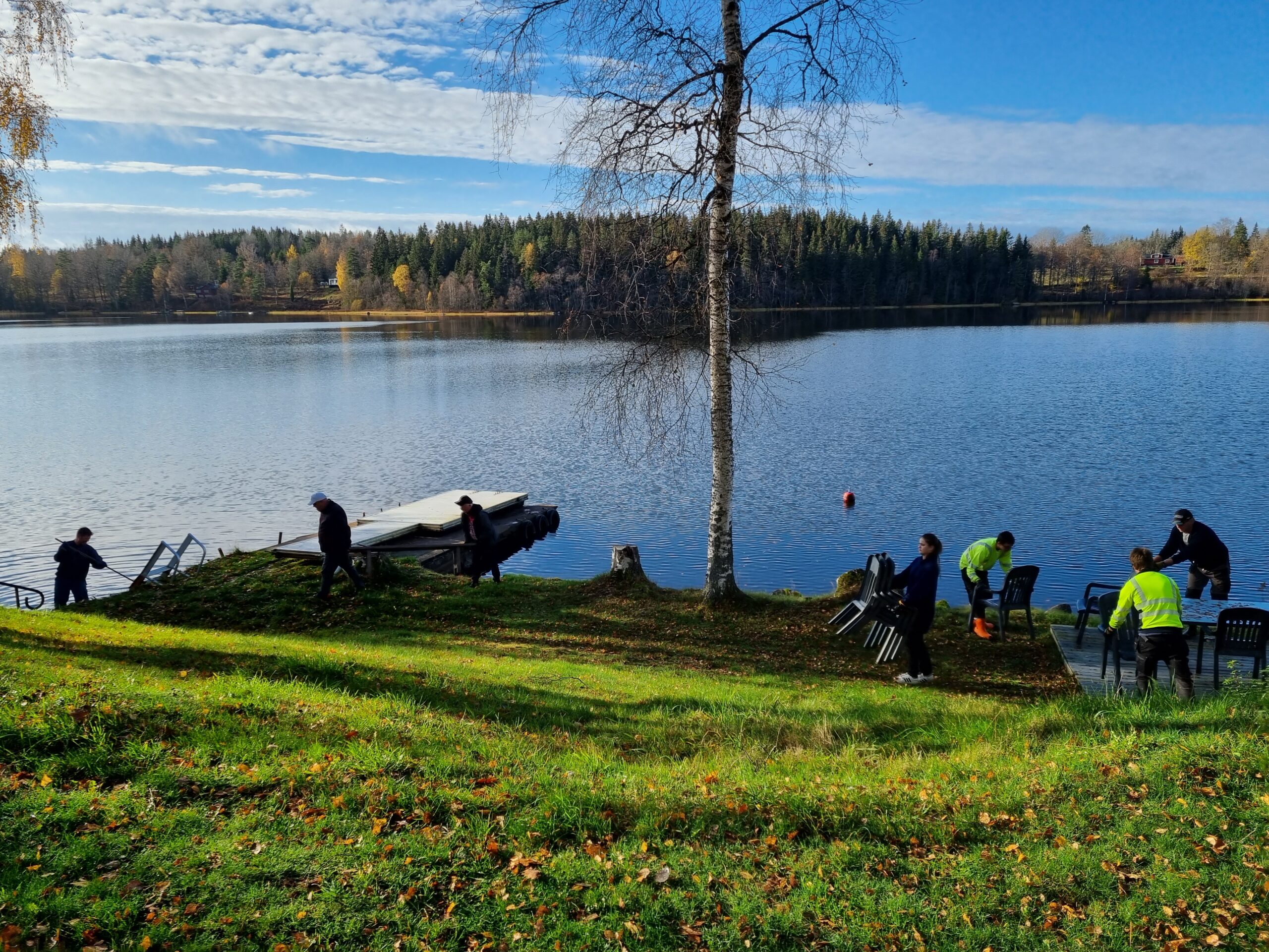 Höststädning i Pallarp